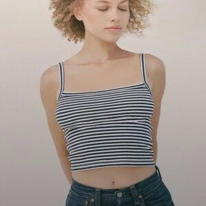 Realisation Par Baby tank in bande - navy and white stripe - small